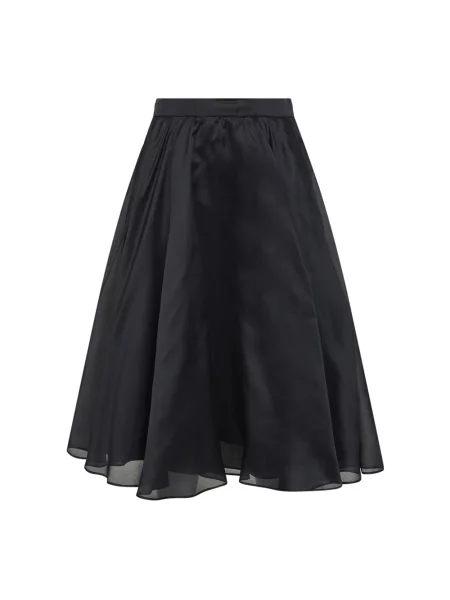 Jedwabna spódnica Max Mara Studio czarna