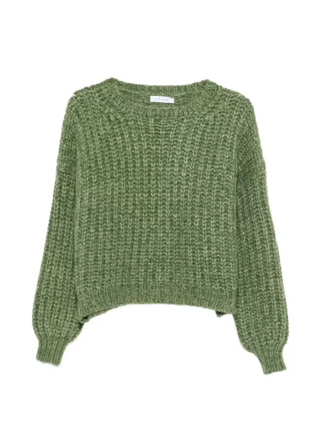 Lung pulover Liska chunky verde