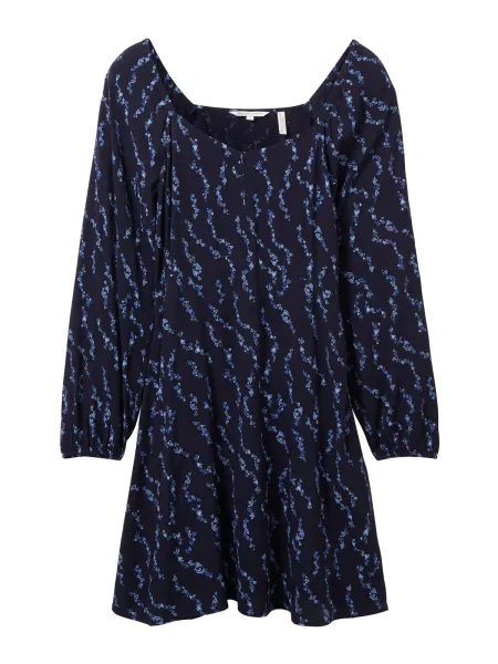 TOM TAILOR DENIM Rochie / bleumarin / deschis albastru
