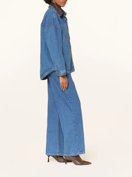 Studio Ar Džíny S Širokými Nohavicemi Aline blue blue modré