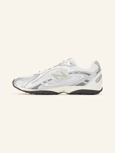 New Balance Sneakersy bílá světle zelená stříbrná