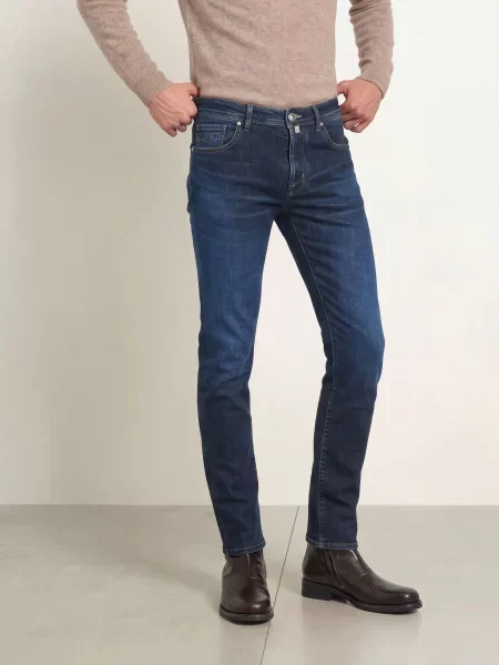 Jacob Cohen Džíny Bard Slim Fit dark blue modré