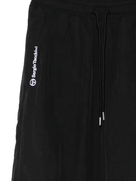 Pantaloni Sergio Tacchini cu imagine alergare negru
