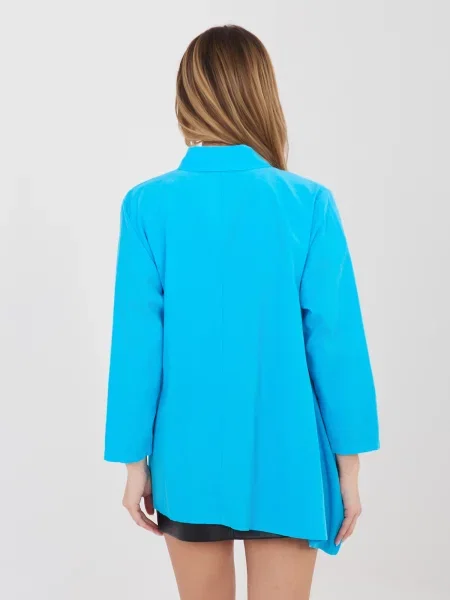 Cămașă Rue Paris asimetrică negru