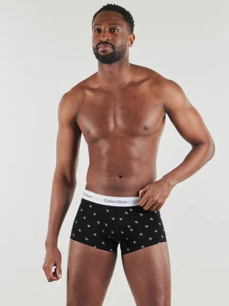 Boxerky Calvin Klein Jeans s nízkym pásom čierna