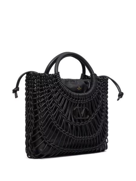 Geantă shopper Valentino Garavani negru