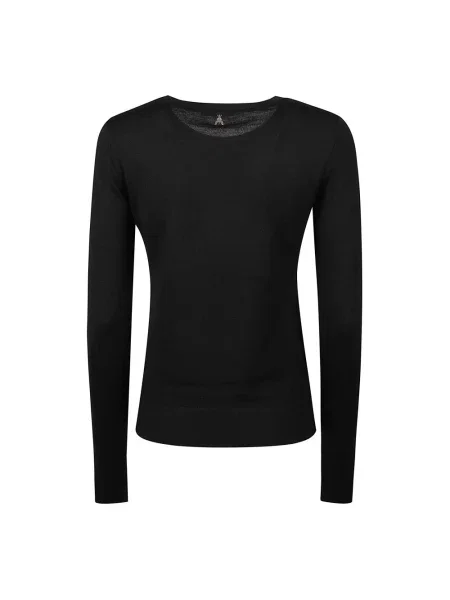 Sweter Patrizia Pepe z długim rękawem czarny
