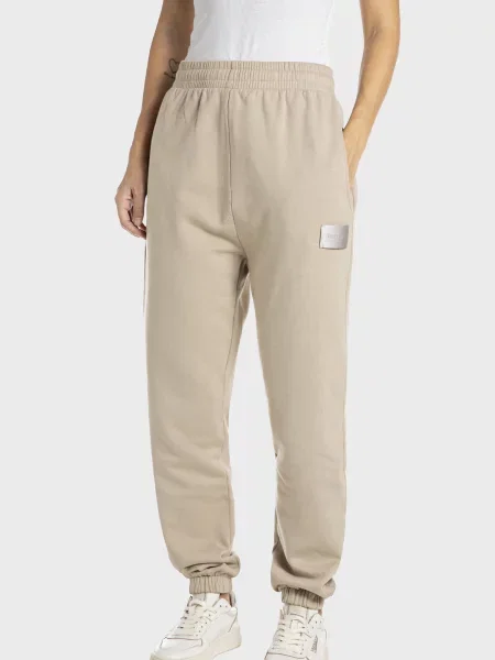 Спортивные штаны Replay бежевые