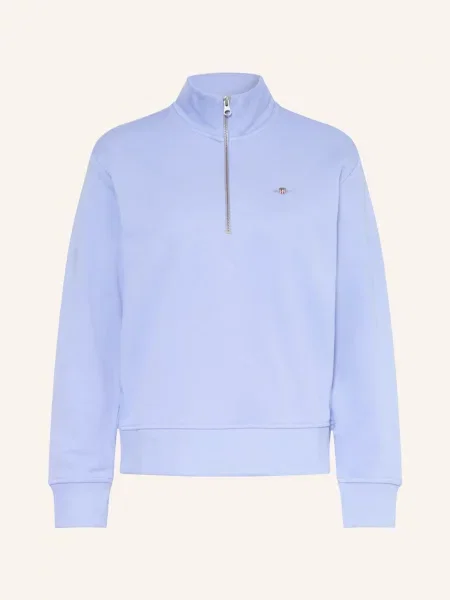 Gant Bluza Dresowa Typu Troyer Shield lila