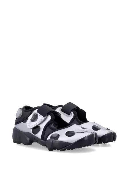 Πουά μπλούζα Nike από διχτυωτό λευκό