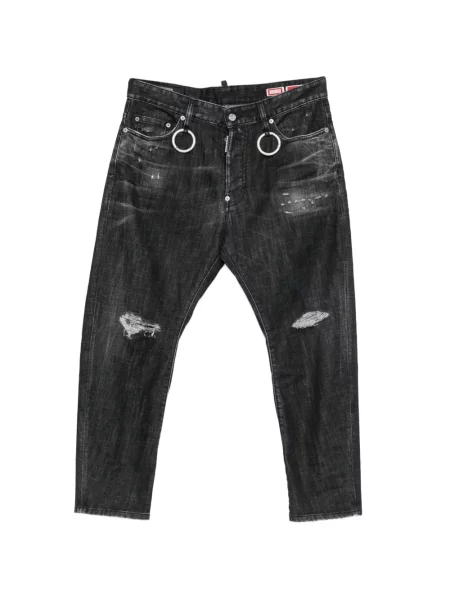 Viseltes hatású farmerek Dsquared2 fekete