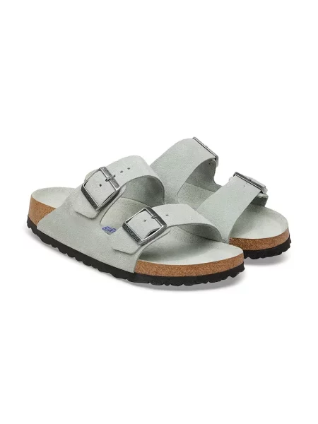 Замшевые шлепанцы Birkenstock