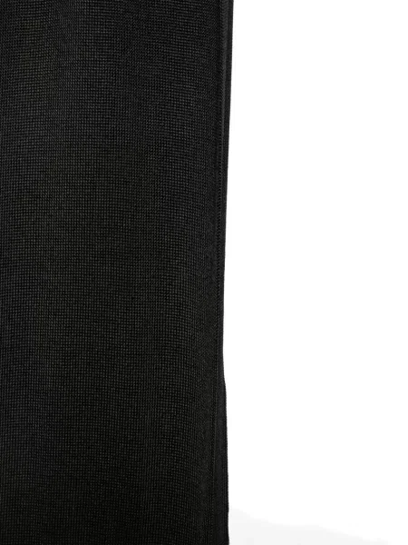 Fular Dsquared2 cu franjuri negru