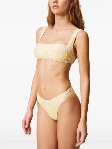 Top Twinset cu imagine galben