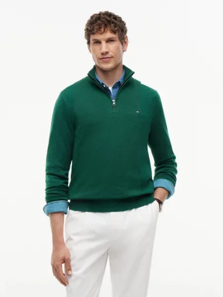 Tommy Hilfiger Kötött pulóver kasmír hozzáadásával