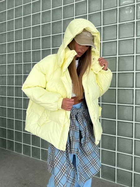 Зимова куртка Milirud нейлон/поліестер жовтий