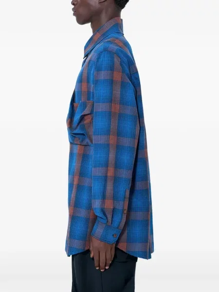 Карирана риза Vivienne Westwood синьо