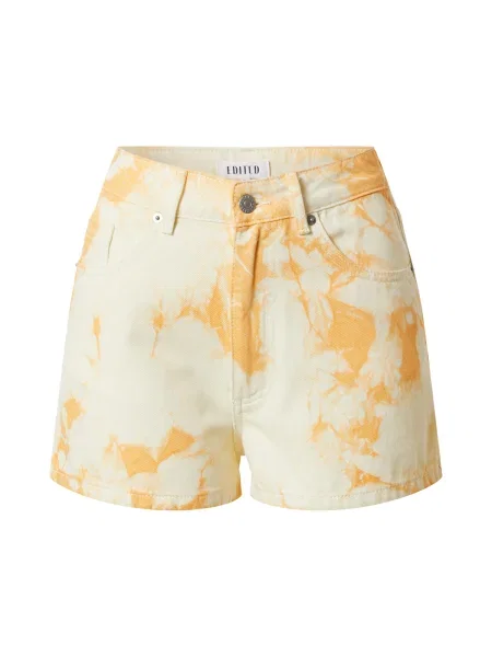 EDITED Jeans Jen / crem portocaliu