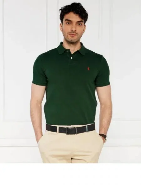 POLO RALPH LAUREN Tenisz póló | Custom slim fit zöld
