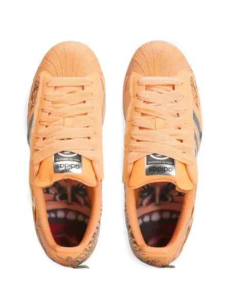 Sneaker Adidas Superstar narancsszínű