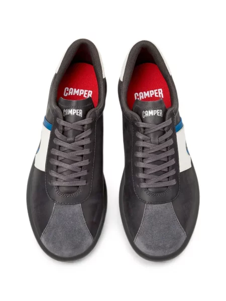 Sneakerși Camper din piele gri