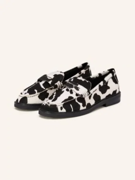 Steve Madden Mokasyny Adison schwarz białe