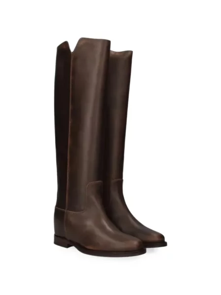 Botine Via Roma 15 din piele maro
