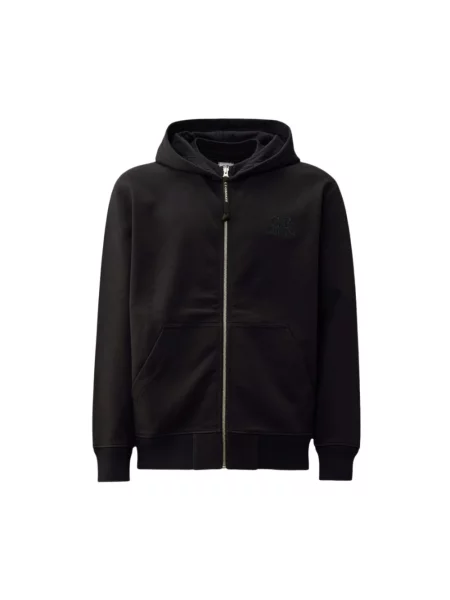 Bluza rozpinana C.p. Company z logo niebieska