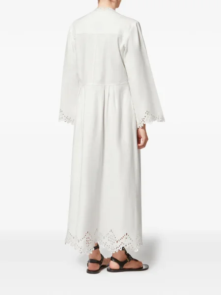 Rochie midi Marant Etoile până la genunchi de costum alb