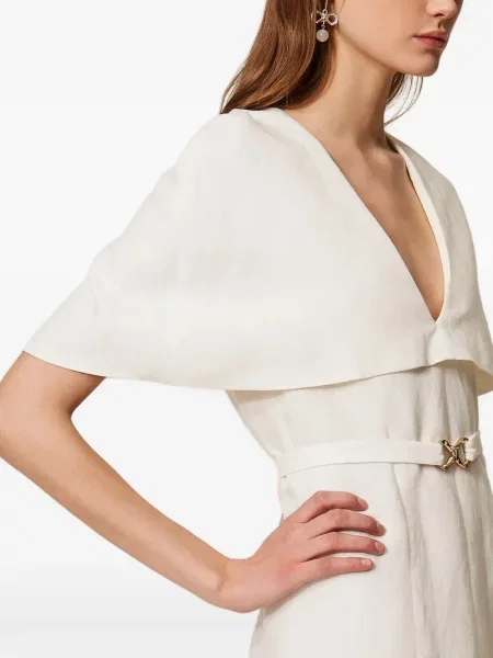 Rochie mini Twinset de costum alb