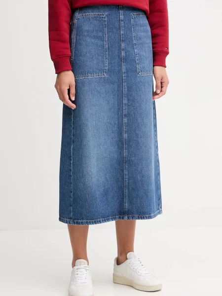 Tommy Hilfiger fustă din denim albastru