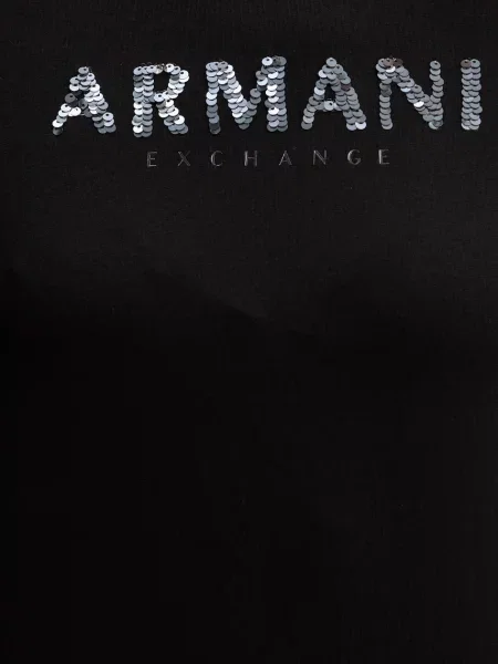 Armani Exchange póló fekete