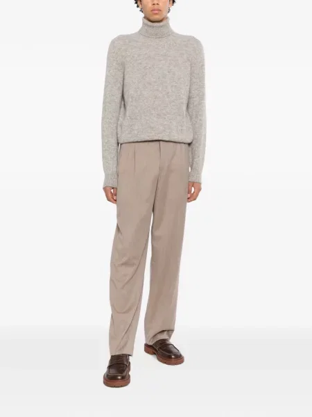 Pulover Brunello Cucinelli tricotate gri