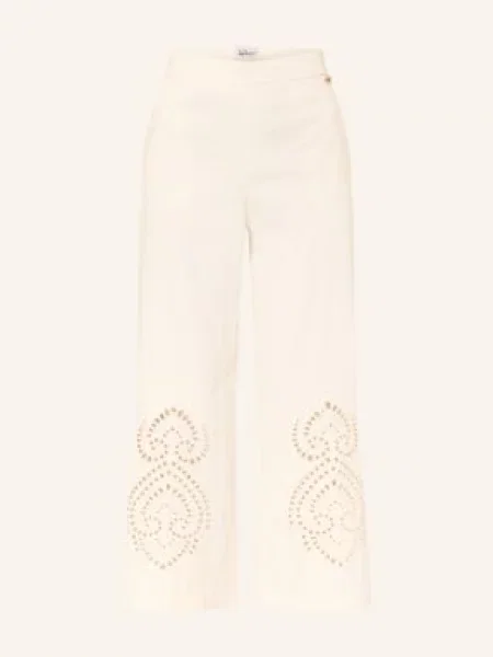 Luis Trenker Spódnico-Spodnie Żakardowe Luleonilda weiss