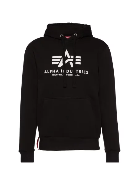 ALPHA INDUSTRIES Mikina Basic' čierna