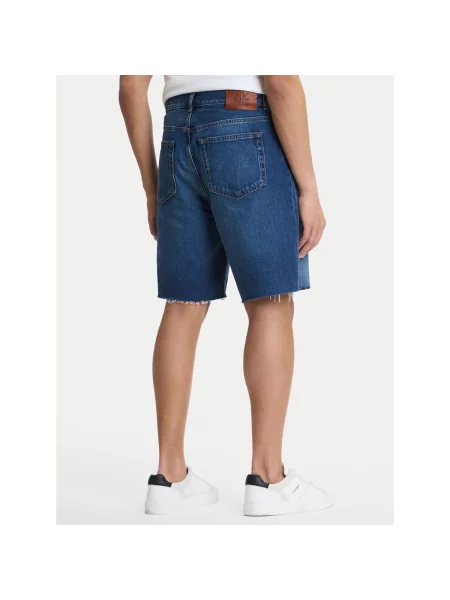Krátky džínsové šortky Calvin Klein Jeans modrá