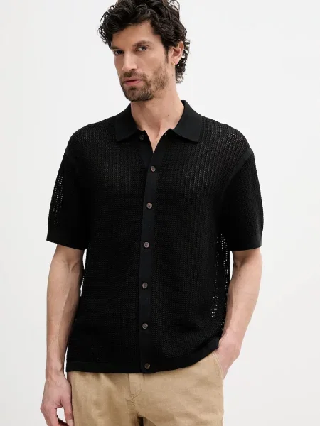 Tommy Hilfiger cămașă din negru