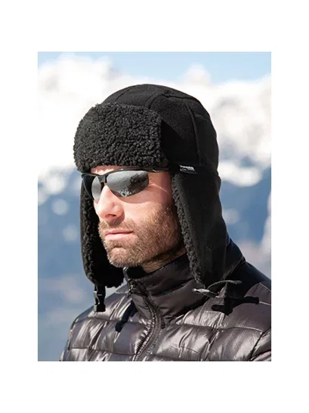 Czapka Zimowa Thinsulate Sherpa czarna