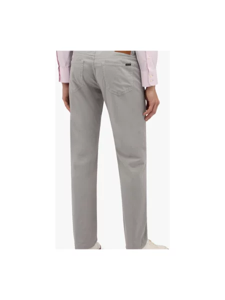 Spodnie Brooks Brothers ze stretchu szare