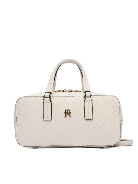 Tommy Hilfiger Ročna torba Th Daily Crossover Mono bela