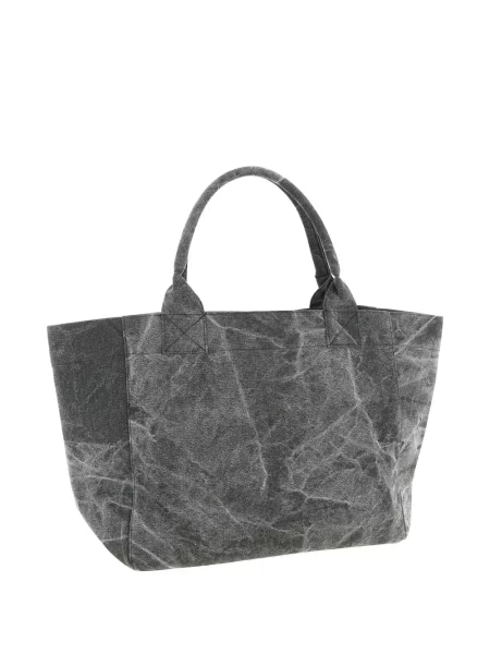 Geantă shopper Ganni gri