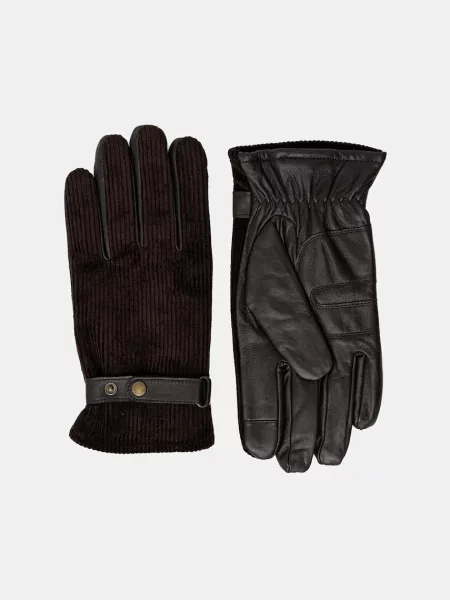 Barbour rukavice hnědé