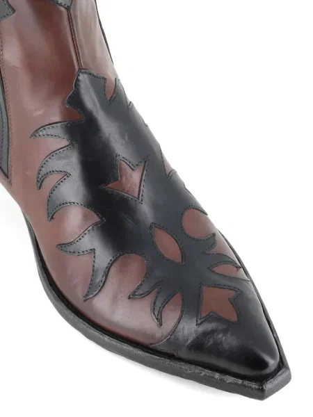 Botine Sartore din piele maro