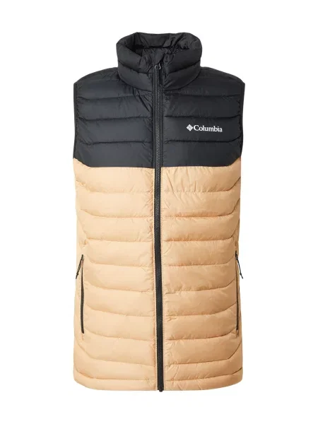 COLUMBIA Vestă sport Powder Lite™ II maro cappuccino / negru alb