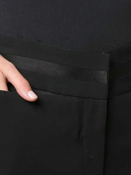 Pantaloni Valery Kovalska cu talie înaltă negru