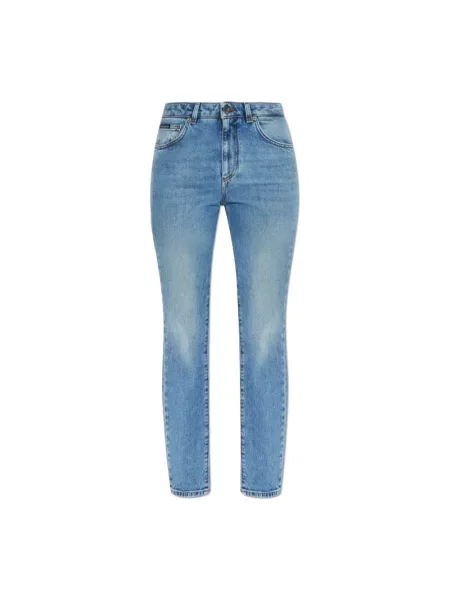 Skinny jeansy skinny Dolce And Gabbana niebieskie