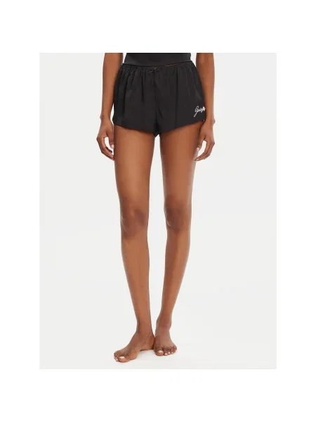 Juicy Couture Rövid pizsama nadrág Regular Fit fekete