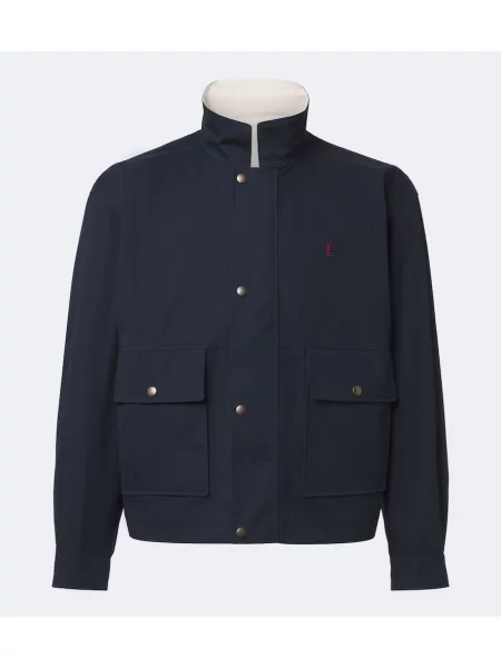 Reversibil geacă Saint Laurent albastru