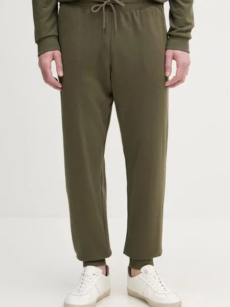 Tommy Hilfiger Trenirka z bombažem zelena