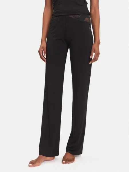 BOSS Pantaloni pijama Peony negru